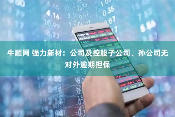 牛顺网 强力新材：公司及控股子公司、孙公司无对外逾期担保