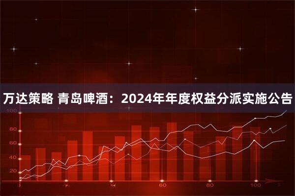 万达策略 青岛啤酒：2024年年度权益分派实施公告